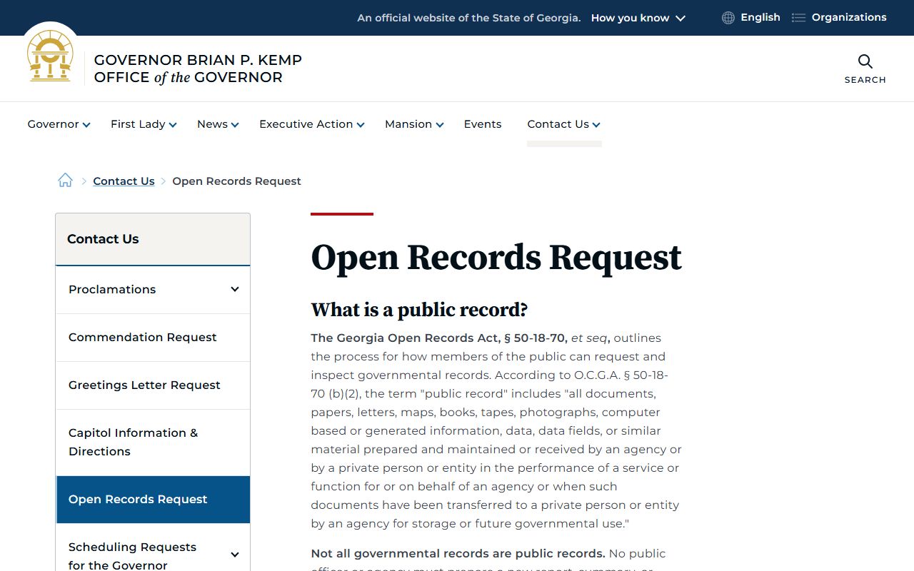 Wheeler County court records Georgia open records request overview