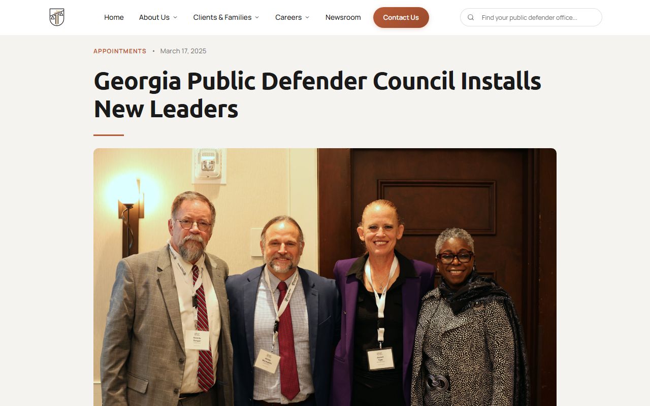 Wheeler County criminal court records Oconee Circuit public defender leadership